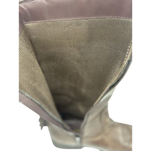 London Fog Brooke Boots Zip, Laced Back Fringe Girls Size 2M - Picture 6 of 8